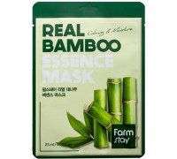 Тканевая маска для лица с экстрактом бамбука - Farm Stay Real bamboo essence mask, 23мл