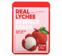 Тканевая маска с экстрактом личи Farm Stay Real Lychee Essence Mask, 23 мл