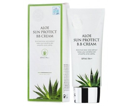 ВВ-крем с экстрактом алоэ JIGOTT  Aloe Sun Protect BB Cream Spf41