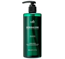 Слабокислотный травяной шампунь с аминокислотами Lador Herbalism Shampoo, 400 мл.