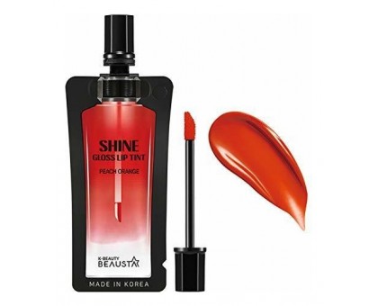 Тинт для губ Beausta Shine Gloss Lip tint #3 Peach Orange