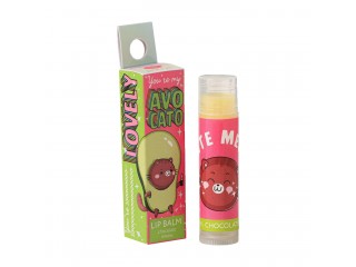 Бальзам для губ Avocato Beauty FOX с маслом Ши, аромат шоколад