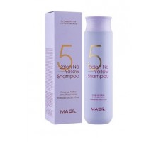 Тонирующий шампунь для осветленных волос Masil 5 Salon No Yellow Shampoo, 300 мл.