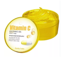 Гель для лица и тела с витамином С укрепляющий PrettySkin Vitamin C soothing gel, 300 мл.