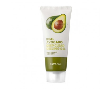 Пилинг гель с авокадо FarmStay Real Avocado Deep Clear Peeling Gel