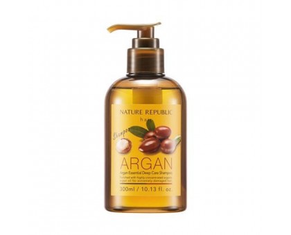 Шампунь для волос с аргановым маслом Nature Republic Argan Essential Deep Care Shampoo, 300 мл