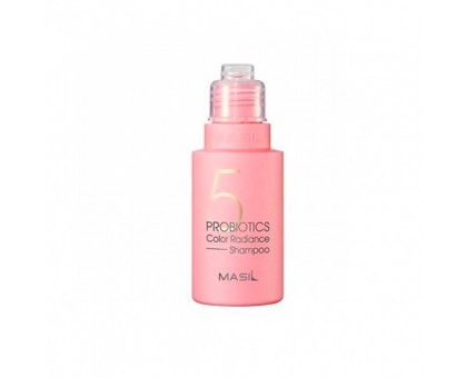 Шампунь с пробиотиками для защиты цвета Masil 5 Probiotics Color Radiance Shampoo, 50 мл.