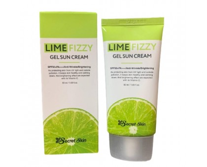 Крем солнцезащитный Secret Skin Lime Fizzy Gel Sun Cream Spf50+ Pa+++