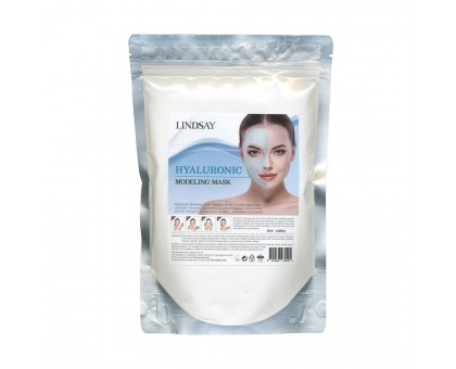 Альгинатная маска с гиалуроновой кислотой + мерная ложка-шпатель Lindsay Premium Hyaluronic Modeling Mask Pack 240 гр