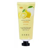 Отбеливающий крем для рук с соком лимона Dabo Skin Relief Hand Cream Lemon 100 мл