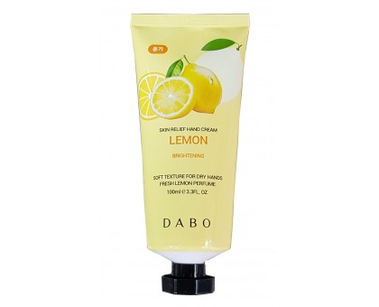 Отбеливающий крем для рук с соком лимона Dabo Skin Relief Hand Cream Lemon 100 мл