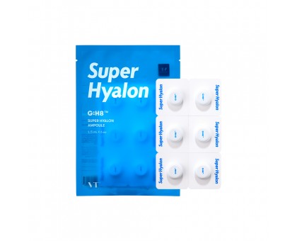 Сыворотка увлажняющая с гиалуроновой кислотой VT Cosmetics Super Hyalon Renew 1,5 мл x 6