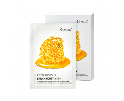 Питательная маска с маточным молочком, прополисом и медом ESTHETIC HOUSE Royal Propolis Enrich Honey Mask, 25 мл