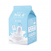 Тканевая маска A'Pieu White Milk One-Pack Увлажняющая тканевая маска с молочными протеинами и экстрактом алоэ, 25 gr