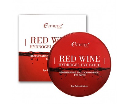 Гидрогелевые патчи с экстрактом красного вина Esthetic House Red Wine Hydrogel Eye Patch 60 штук (30 пар)
