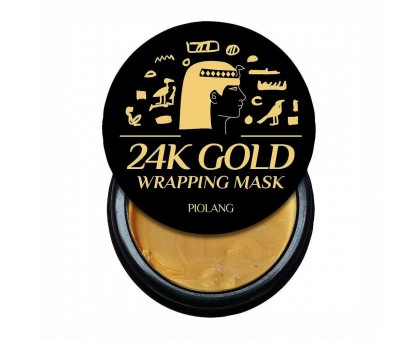 Омолаживающая маска для лица с 24к золотом Esthetic House Piolang 24K Gold Wrapping Mask 80 мл