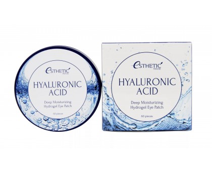 Глубокоувлажняющие гидрогелевые патчи Esthetic House Hyaluronic Acid Hydrogel Eye Patch 60 штук в упаковке (30 пар)
