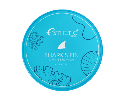 [ESTHETIC HOUSE] Гидрогелевые патчи для глаз ПЛАВНИК АКУЛЫ Shark's Fin Lifting Eye Patch, 60 шт	