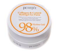 Гидрогелевые патчи с коллагеном Petitfee Collagen&CoQ10 Hydrogel Eye Patch 60 штук (30 пар)