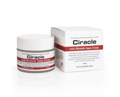 Крем для лица увлажняющий для проблемной и сухой кожи Ciracle Anti Blemish Aqua Cream, 50 мл.