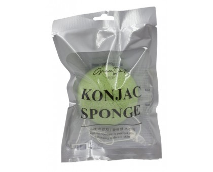 Спонж-губка Конняку для умывания Grace Day Konjac Sponge
