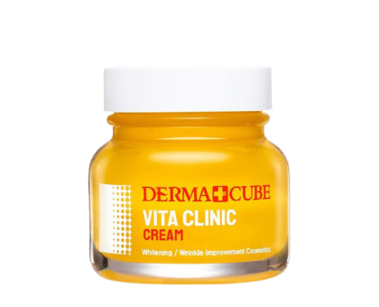 Антиоксидантный крем для сияния кожи FarmStay Derma+Cube Vita Clinic Cream, 60мл
