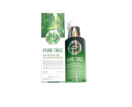 Успокаивающая сыворотка с экстрактом чайного дерева ENOUGH Pure Tree Balancing Pro Calming Ampoule, 30мл