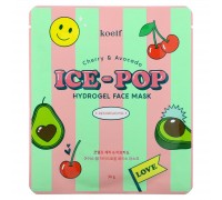Гидрогелевая маска для лица с вишней и авокадо KOELF CHERRY & AVOCADO ICE-POP HYDROGEL FACE MASK 30 мл