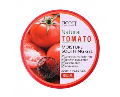 Гель с экстрактом томата увлажняющий Jigott Natural Tomato Moisture Soothing Gel, 300 мл