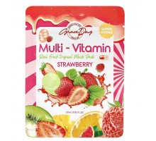 Тканевая маска с экстрактом клубники Grace Day Multi-Vitamin Strawberry Mask Pack