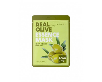 Тканевая маска с оливой FarmStay Real Olive Essence Mask, 23мл