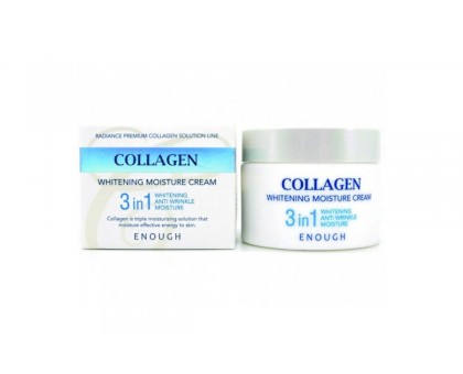 Отбеливающий увлажняющий крем для лица 3 в 1 Enough Collagen 3 in 1 Whitening Moisture Cream, 50 мл 