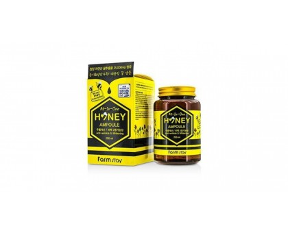 Многофункциональная сыворотка с медом FarmStay All-in-One Honey Ampoule 250 мл