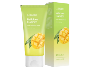 Очищающая пенка для умывания с экстрактом манго L.Sanic Delicious Mango Soft Cleansing Foam, 150 мл