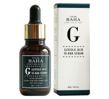 Обновляющая сыворотка для лица с гликолевой кислотой - Cos De Baha Glycolic Acid 10 AHA Serum