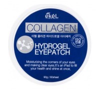 Гидрогелевые антивозрастные патчи с коллагеном Ekel Eye Patch Collagen, 60 шт/30 пар.