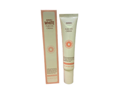 Осветляющий крем для век  Giinsu White pure eye cream,40мл