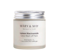 Глиняная маска для сияния кожи Mary&May Lemon Niacinamide Glow Wash Off Pack 125 г