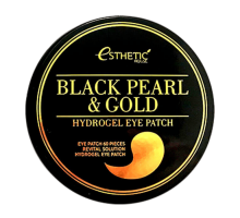 Гидрогелевые патчи с черным жемчугом и золотом Esthetic House Black Pearl Gold Hydrogel Eye Patch