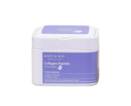 Набор увлажняющих лифтинг-масок c пептидами Mary&May Collagen Peptide Vital Mask