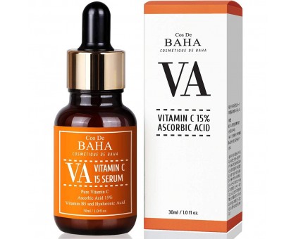 Сыворотка осветляющая с витамином С Cos De BAHA  Vitamin C 15% ascorbic acid (VA)