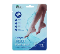 Пилинг-носочки с коллагеном Collagen foot peeling pack Ekel/Екель 40г