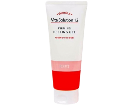 Укрепляющий пилинг гель для лица Jigott с витамином A Vita Solution 12 Firming Peeling Gel, 180мл