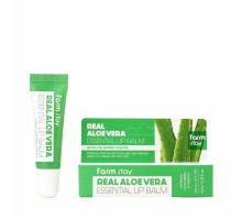 Увлажняющий бальзам для губ с алоэ  FarmStay Real Aloe Vera Essential Lip Balm 10 мл