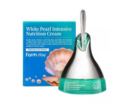 Интенсивный питательный крем с экстрактом жемчуга FarmStay White Pearl Intensive Nutrition Cream 50 мл
