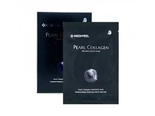 Medi-Peel тканевая маска с антиоксидантами, коллагеном и жемчугом - Pearl Collagen Firming Glow Mask