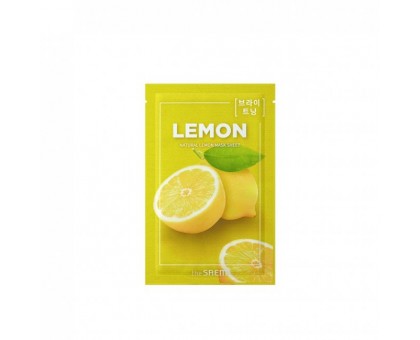 Маска тканевая с экстрактом лимона The Seam Natural Lemon Mask Sheet, 21 мл